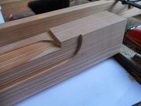 Detailarbeit im Holz